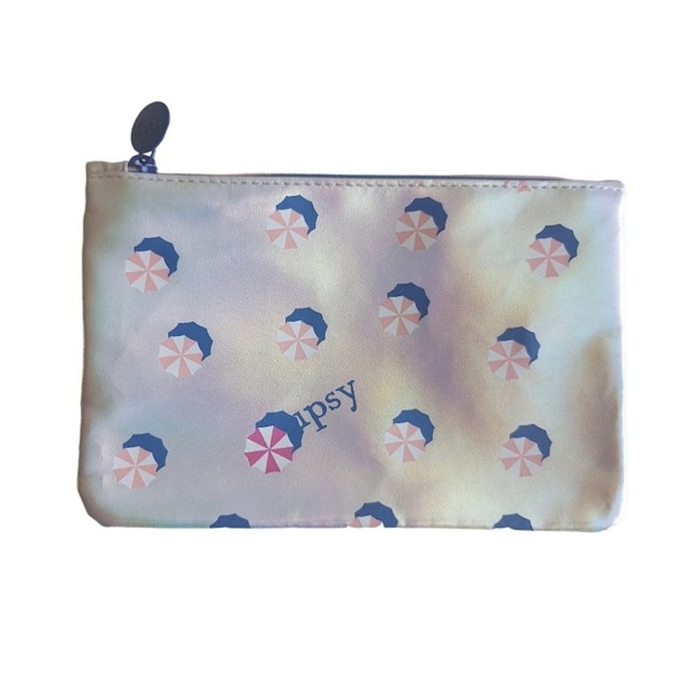 Ipsy Beach Glam Bag & Kendall + Kylie Clear Makeup Bag - Picture 1 of 8